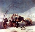 Der Schneesturm Francisco de Goya